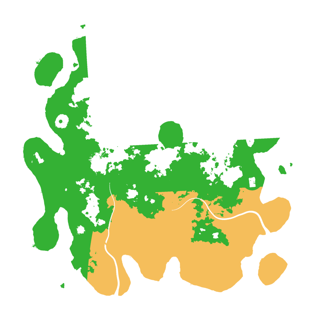 Biome Rust Map: Procedural Map, Size: 3500, Seed: 1073942015