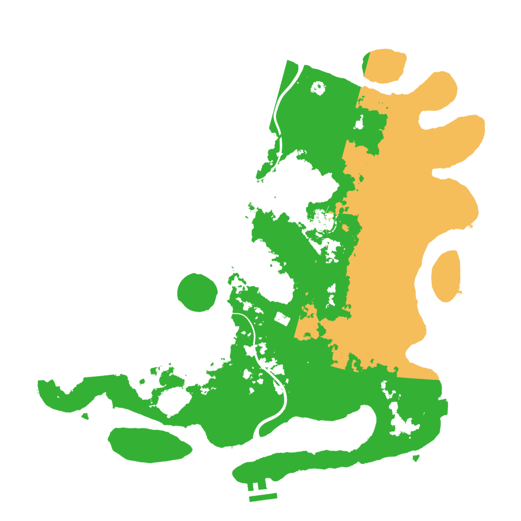 Biome Rust Map: Procedural Map, Size: 3757, Seed: 77777