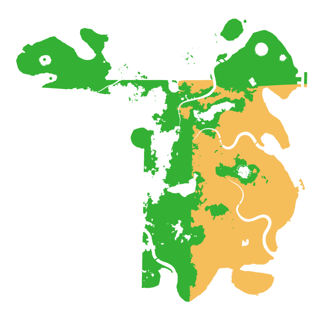 Biome Rust Map: Procedural Map, Size: 4300, Seed: 69698369