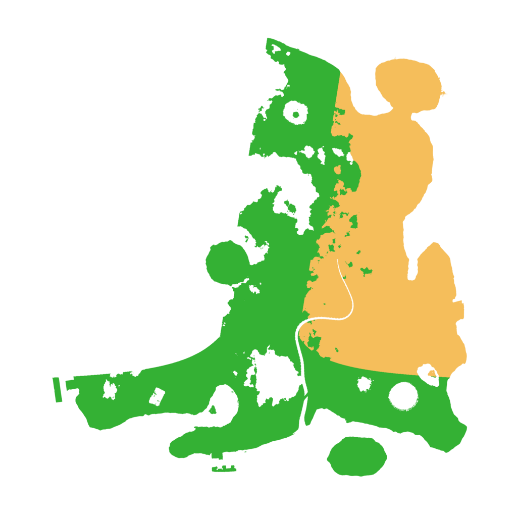 Biome Rust Map: Procedural Map, Size: 3250, Seed: 631950966