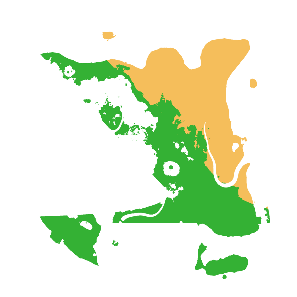 Biome Rust Map: Procedural Map, Size: 2800, Seed: 628434655
