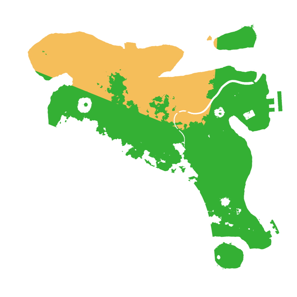 Biome Rust Map: Procedural Map, Size: 3000, Seed: 324243462
