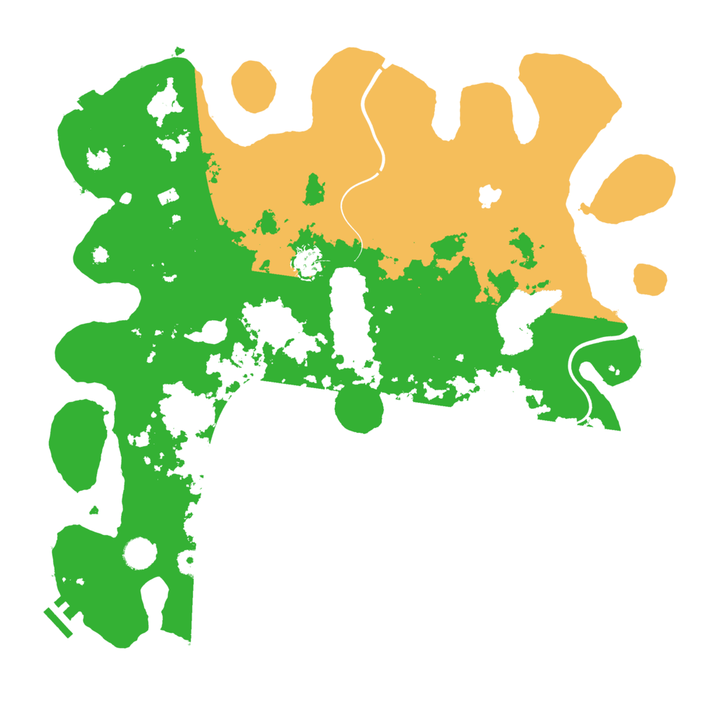 Biome Rust Map: Procedural Map, Size: 4000, Seed: 52542315