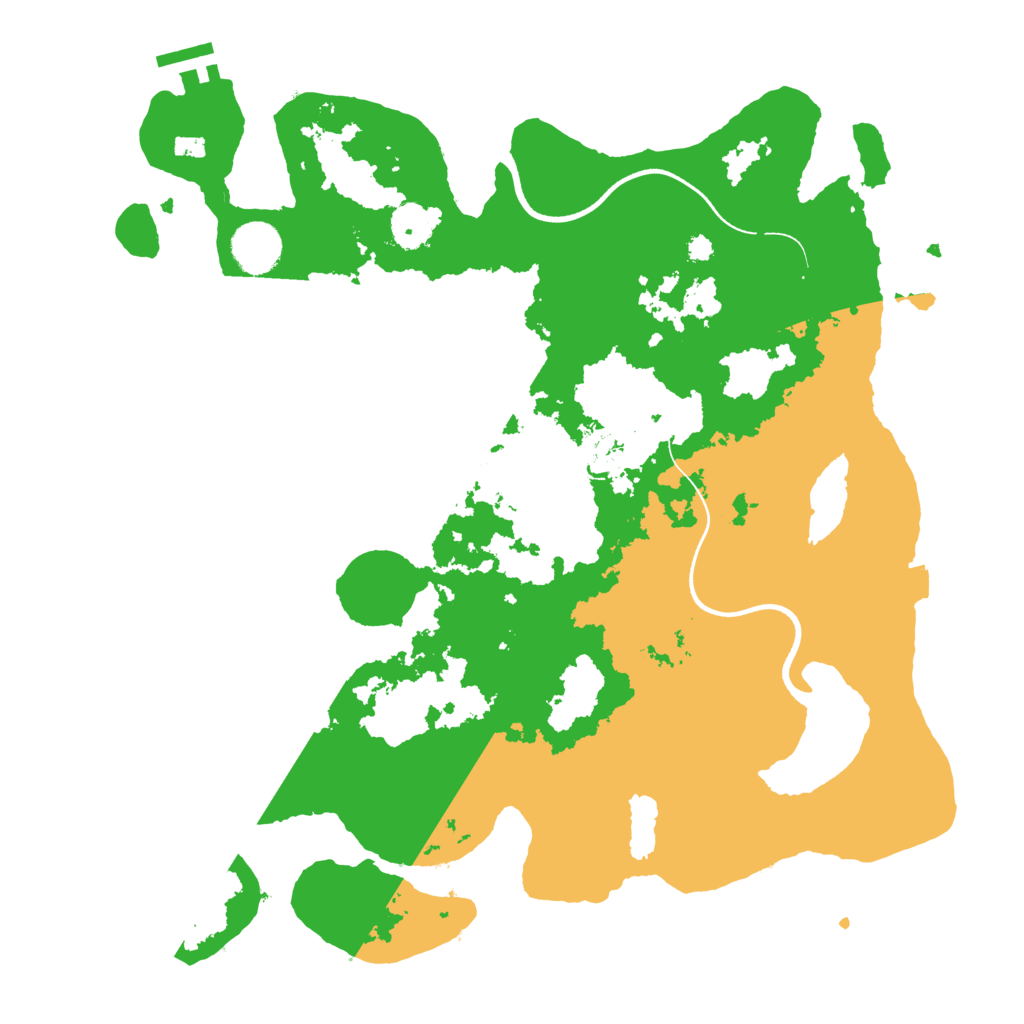 Biome Rust Map: Procedural Map, Size: 3600, Seed: 740956449