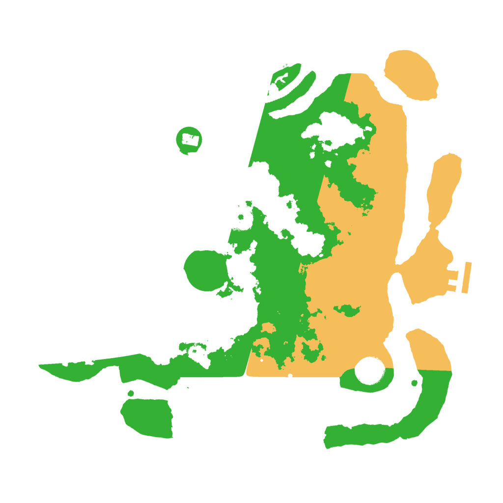 Biome Rust Map: Procedural Map, Size: 3250, Seed: 77777