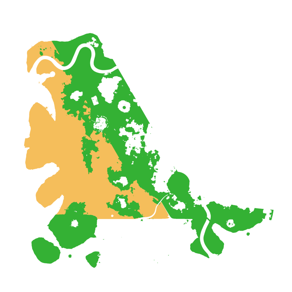 Biome Rust Map: Procedural Map, Size: 3600, Seed: 3003