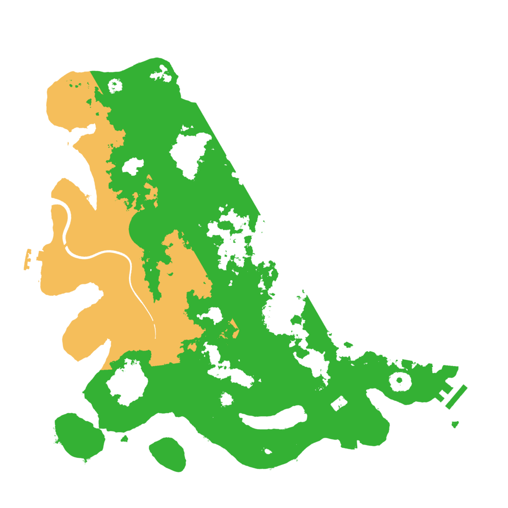 Biome Rust Map: Procedural Map, Size: 3600, Seed: 3003