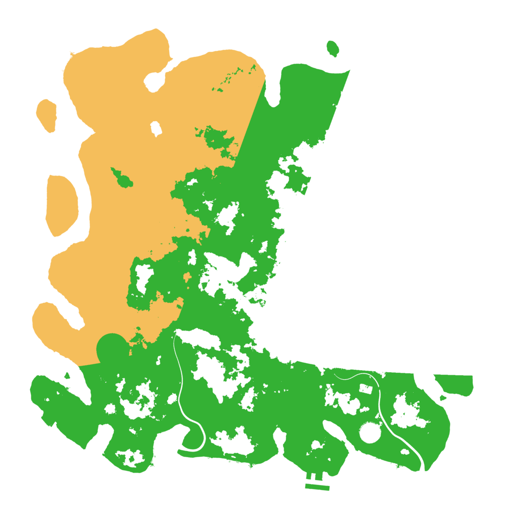 Biome Rust Map: Procedural Map, Size: 4250, Seed: 161258937