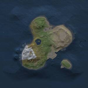 Thumbnail Rust Map: Procedural Map, Size: 1500, Seed: 500023310, 1 Monuments