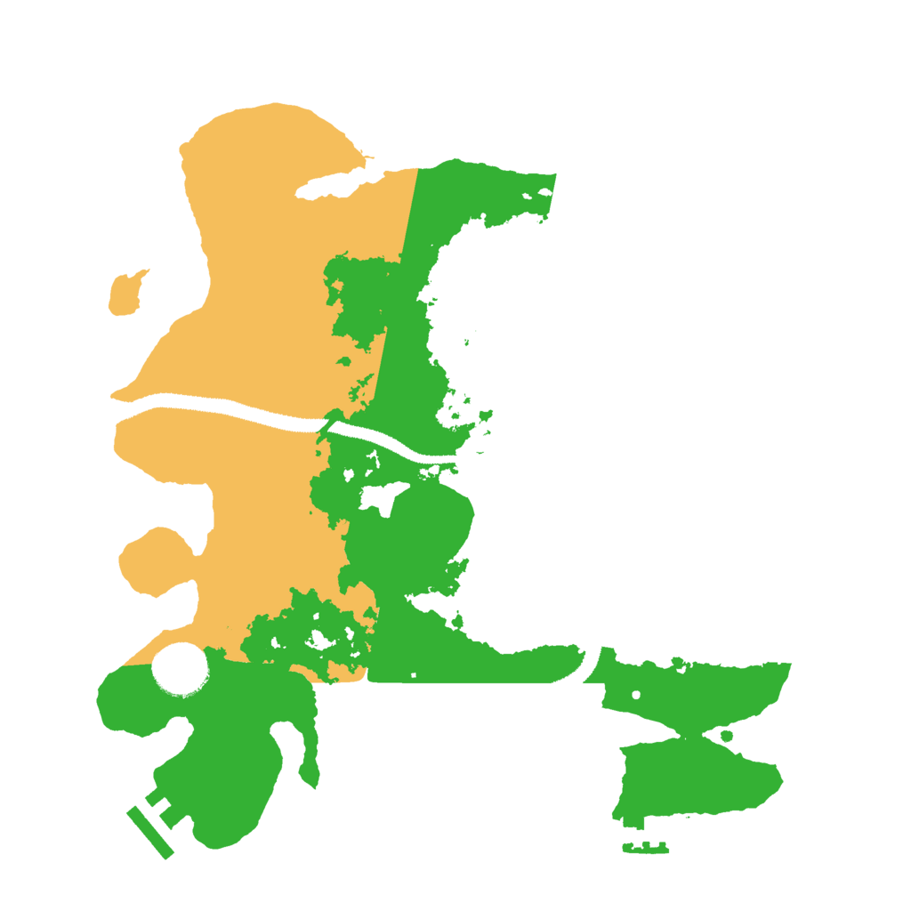Biome Rust Map: Procedural Map, Size: 3000, Seed: 950494049