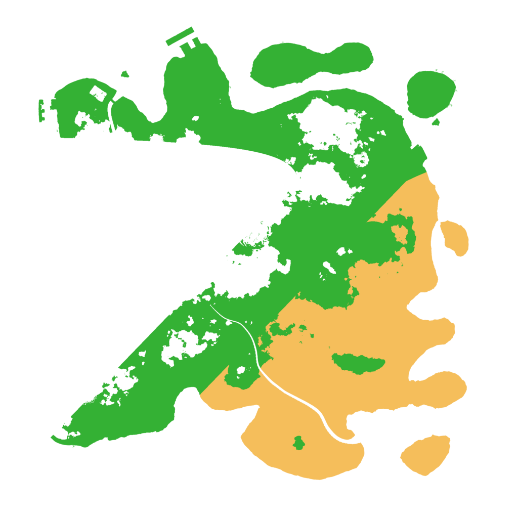 Biome Rust Map: Procedural Map, Size: 3500, Seed: 1103972979