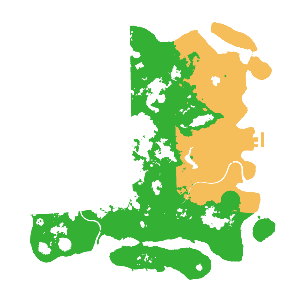 Biome Rust Map: Procedural Map, Size: 4000, Seed: 874262171