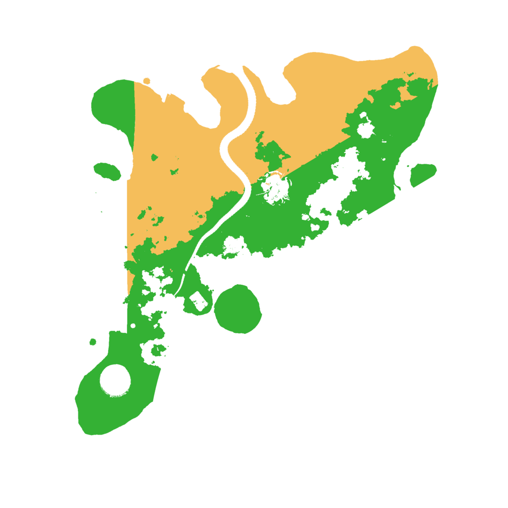 Biome Rust Map: Procedural Map, Size: 3000, Seed: 1053420719