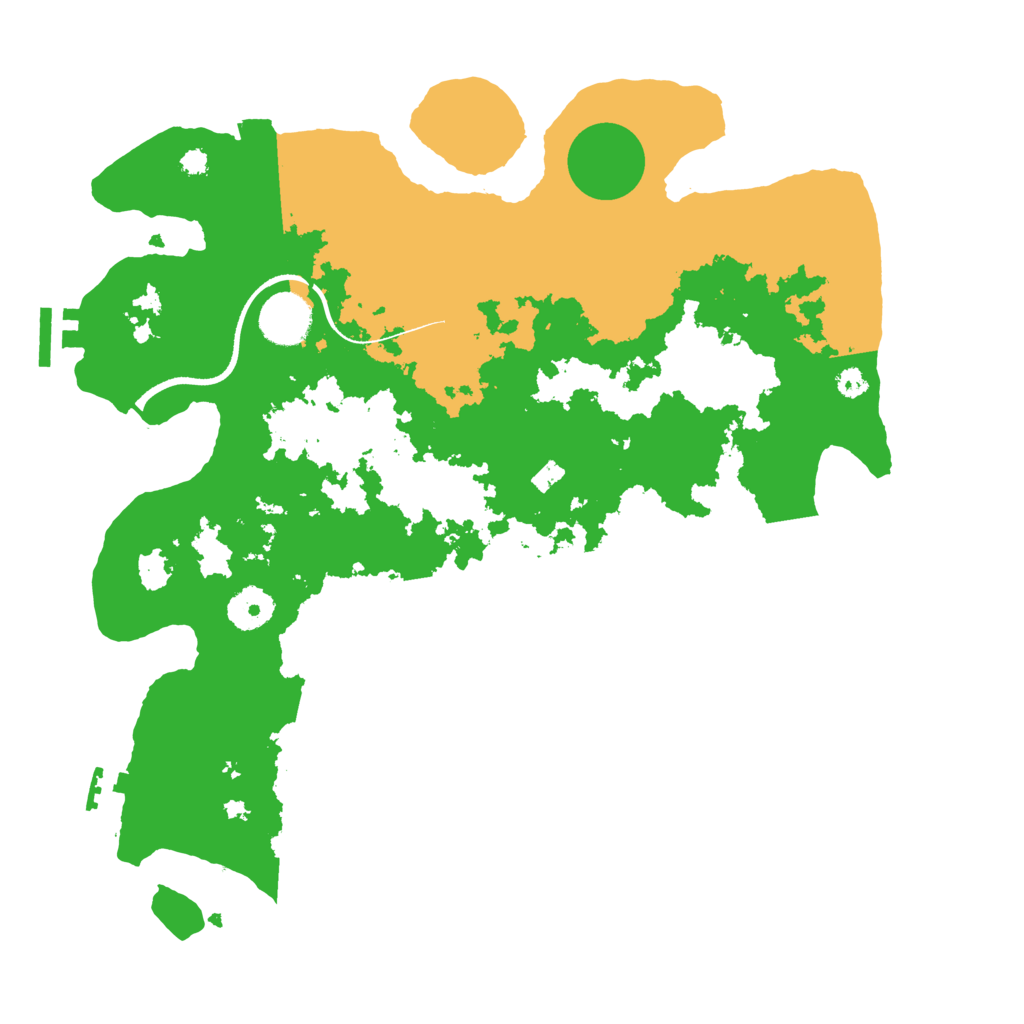 Biome Rust Map: Procedural Map, Size: 3500, Seed: 2037076544
