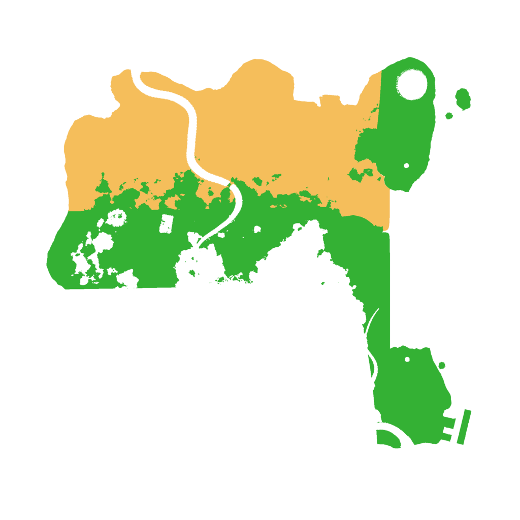 Biome Rust Map: Procedural Map, Size: 3000, Seed: 7982501