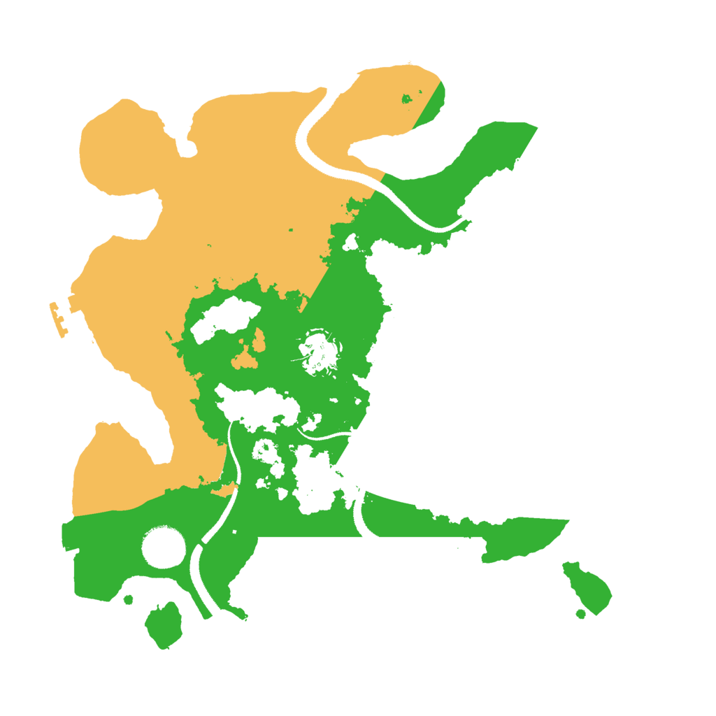 Biome Rust Map: Procedural Map, Size: 3000, Seed: 1269135515