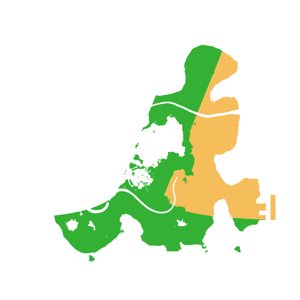 Biome Rust Map: Procedural Map, Size: 2400, Seed: 567854