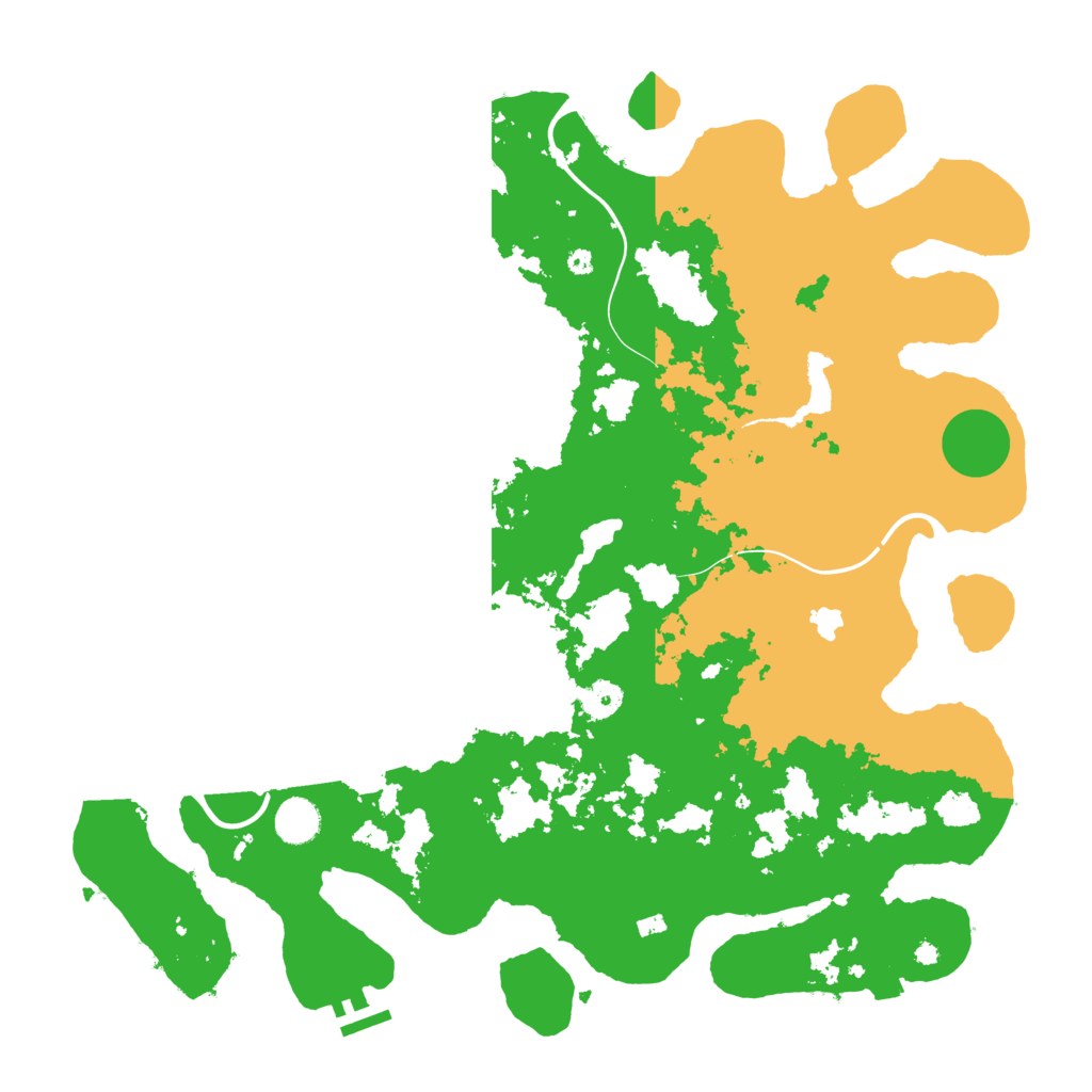 Biome Rust Map: Procedural Map, Size: 4250, Seed: 1111553164