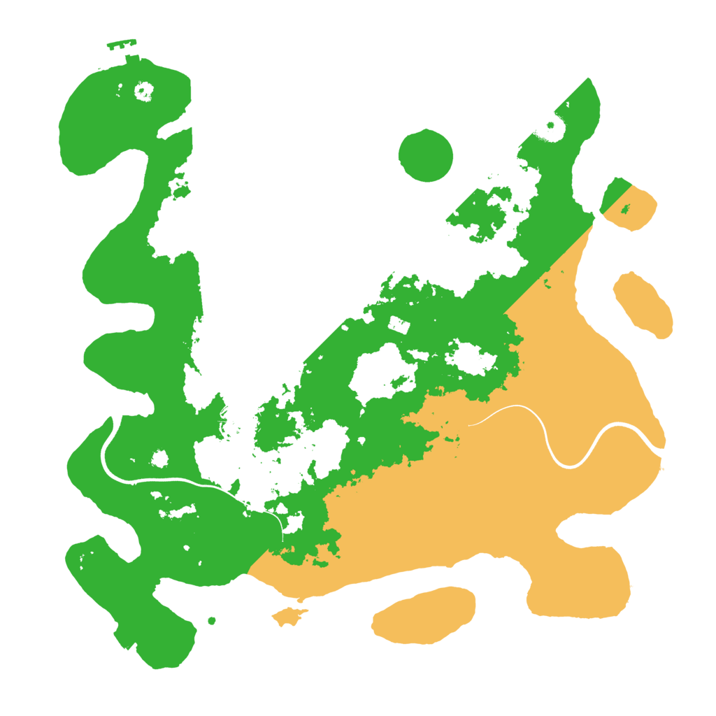 Biome Rust Map: Procedural Map, Size: 3700, Seed: 292823920