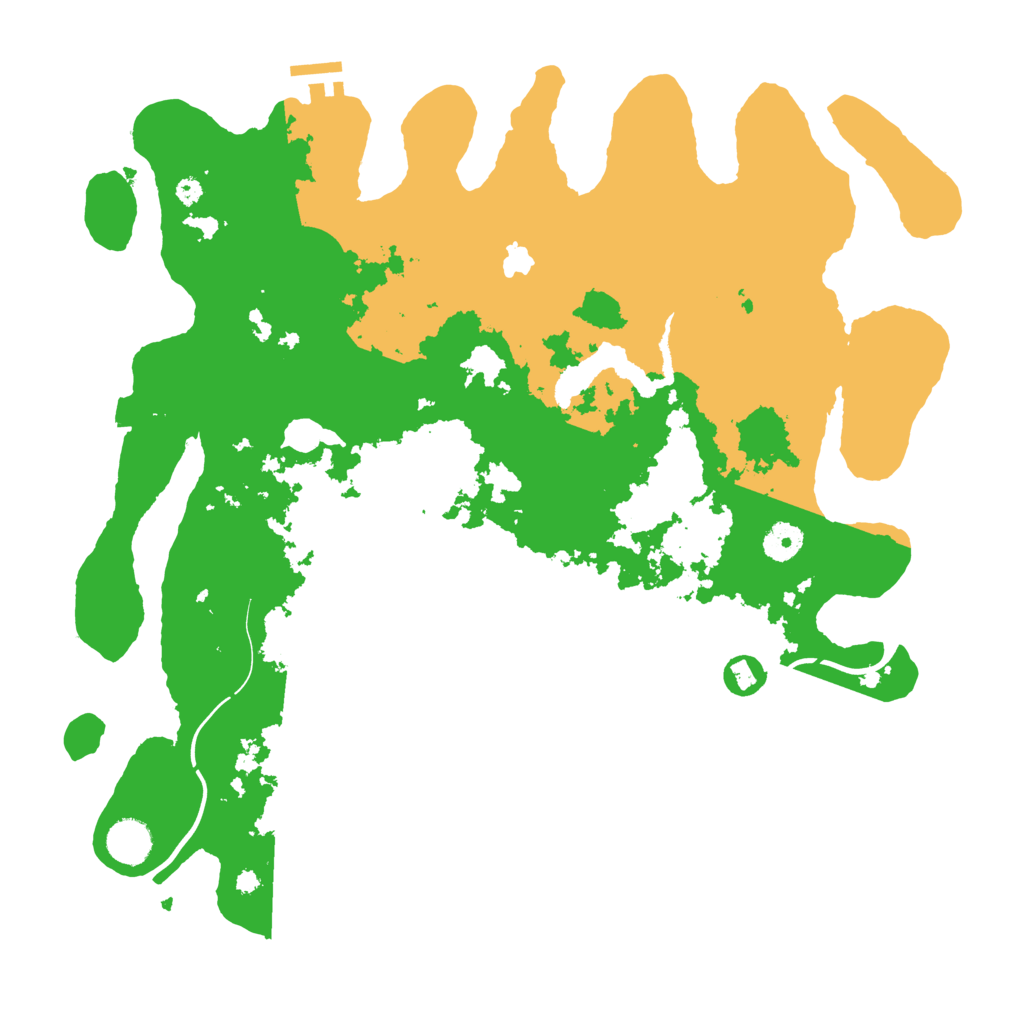 Biome Rust Map: Procedural Map, Size: 4000, Seed: 961164590