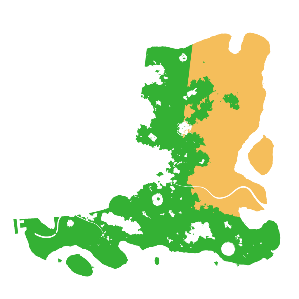 Biome Rust Map: Procedural Map, Size: 3860, Seed: 1851400009