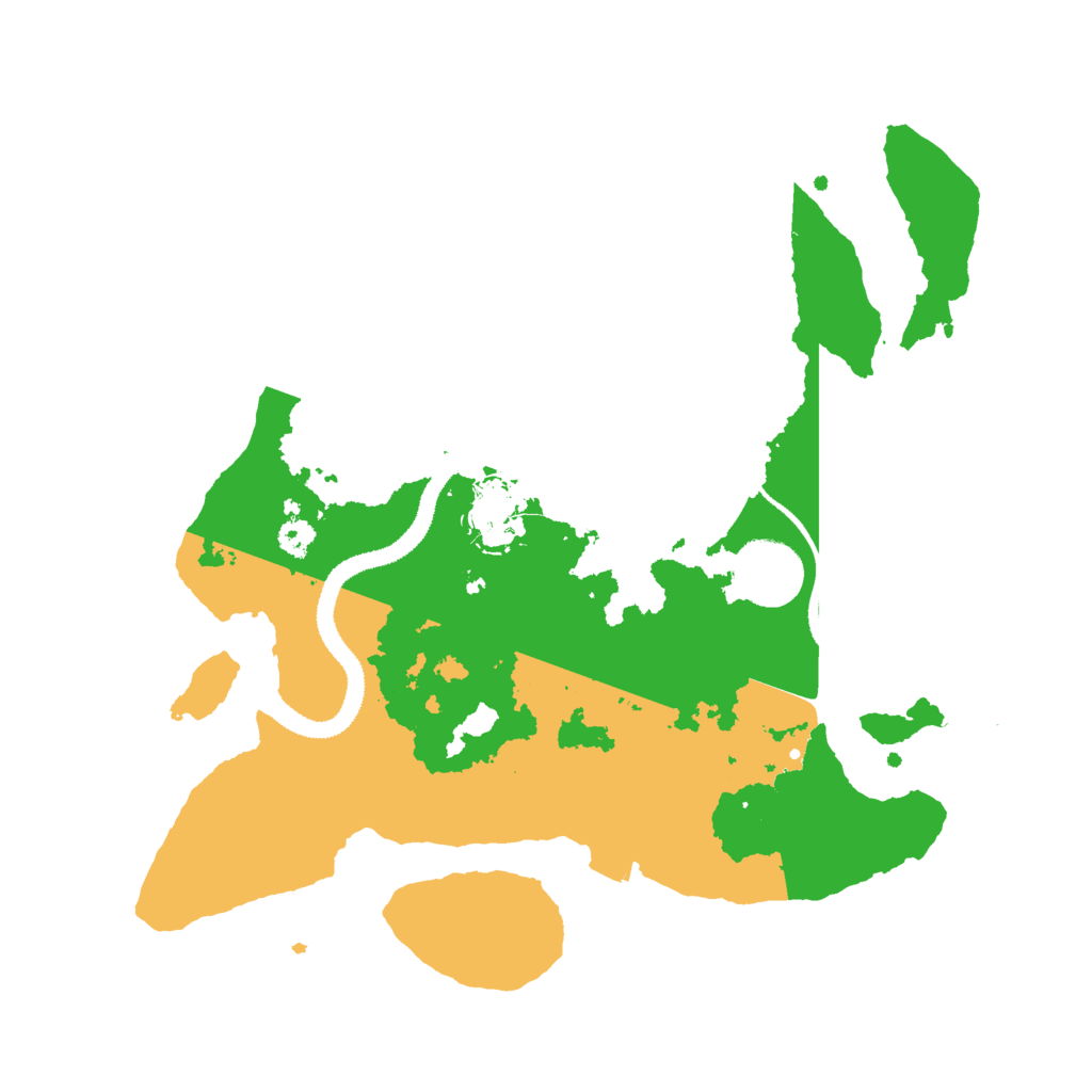 Biome Rust Map: Procedural Map, Size: 3000, Seed: 1593249147