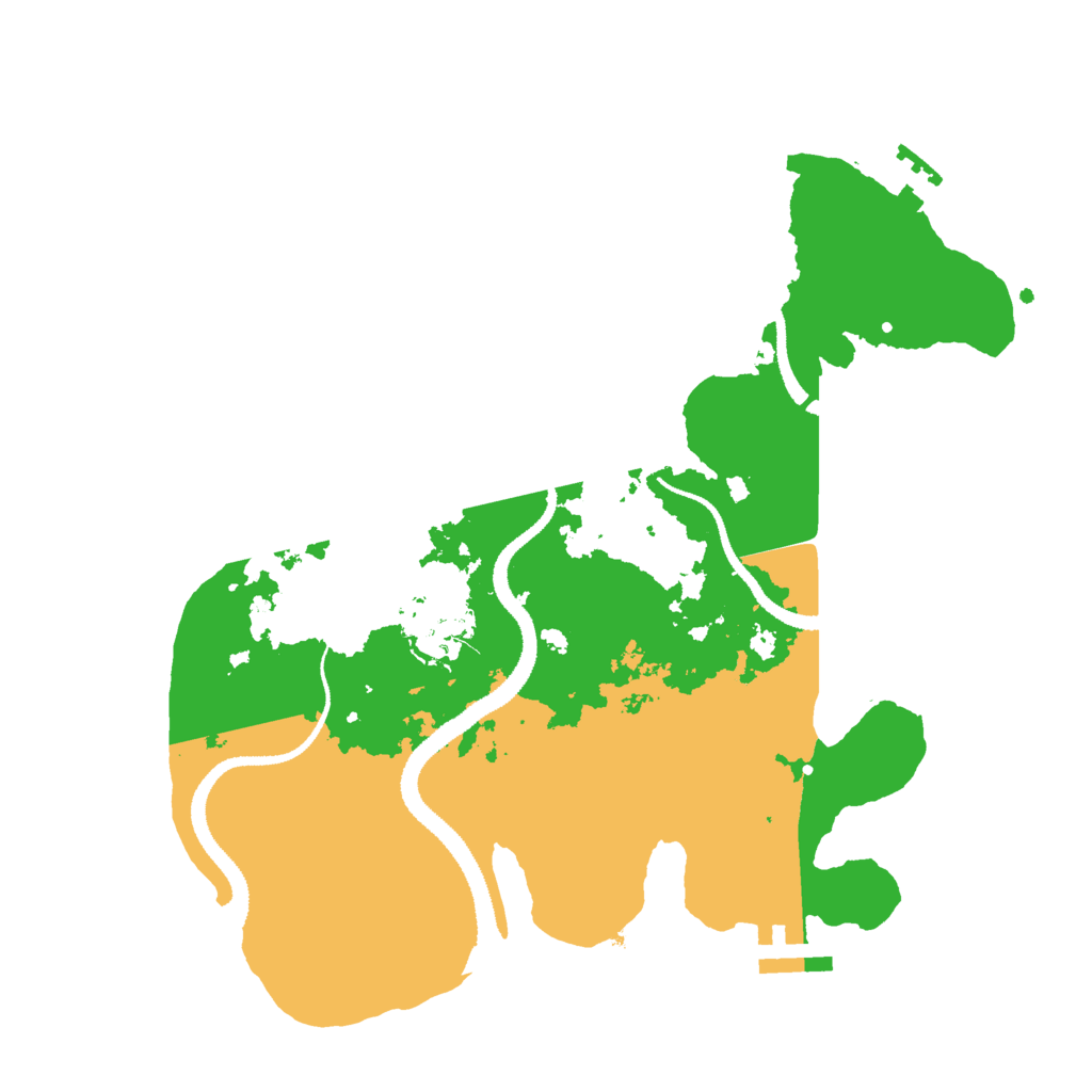 Biome Rust Map: Procedural Map, Size: 3000, Seed: 629783567