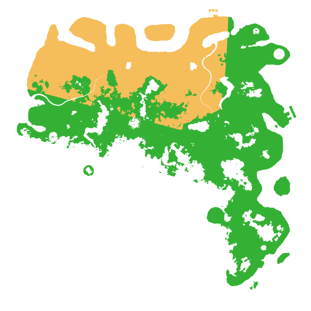 Biome Rust Map: Procedural Map, Size: 5000, Seed: 11301991