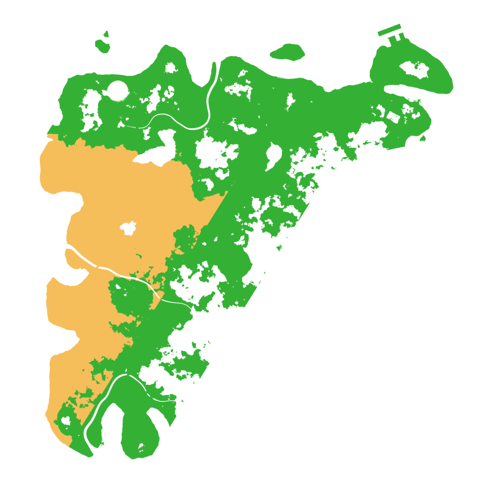 Biome Rust Map: Procedural Map, Size: 4250, Seed: 1827992550