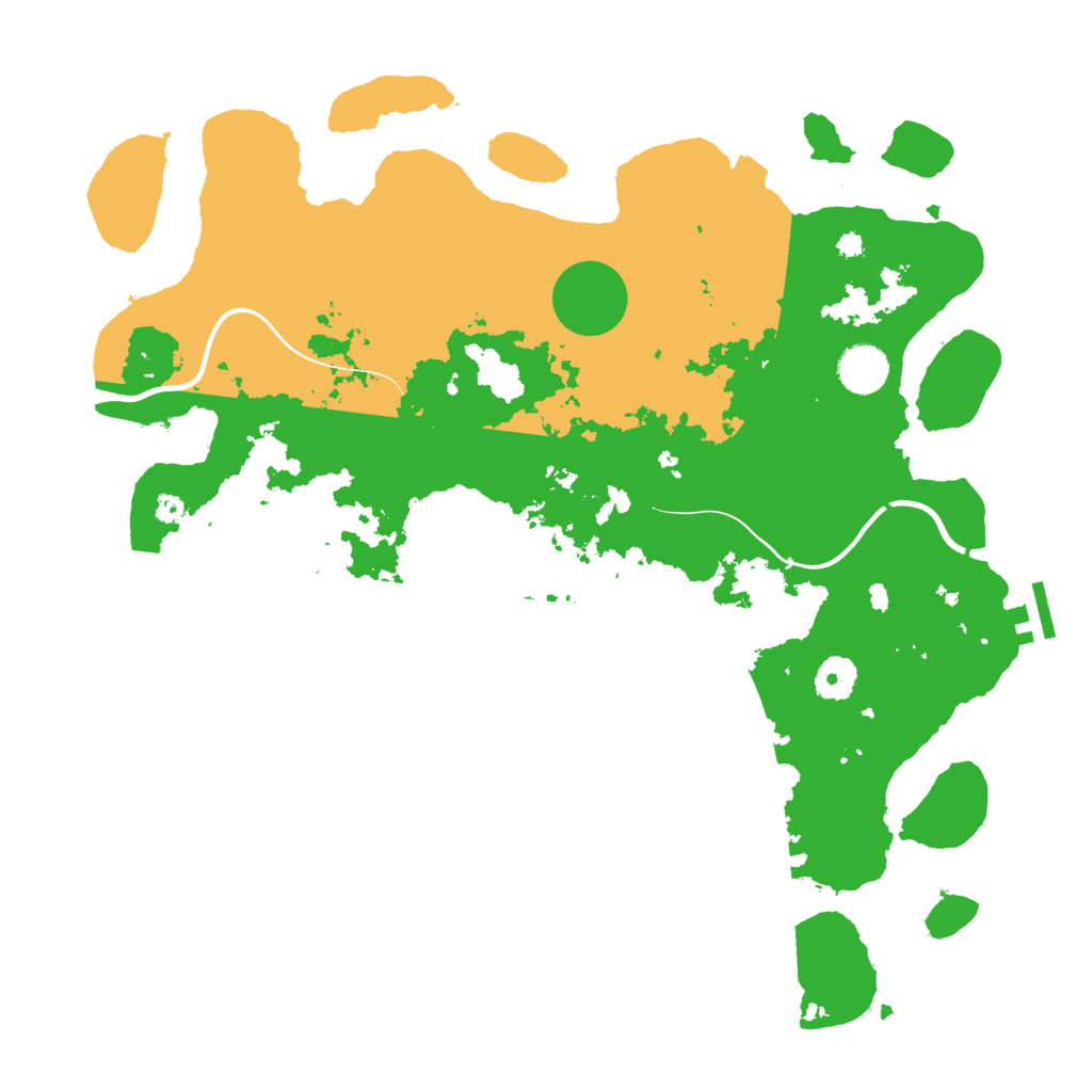 Biome Rust Map: Procedural Map, Size: 3850, Seed: 345342