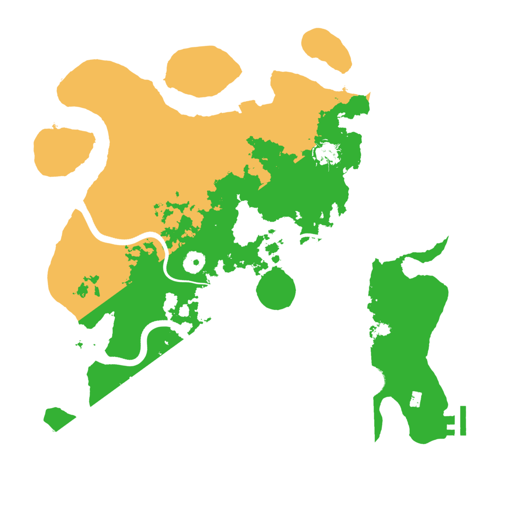 Biome Rust Map: Procedural Map, Size: 3500, Seed: 1770388907