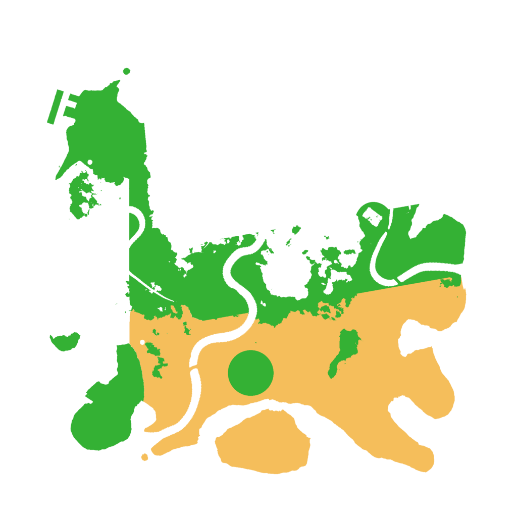 Biome Rust Map: Procedural Map, Size: 3000, Seed: 2031
