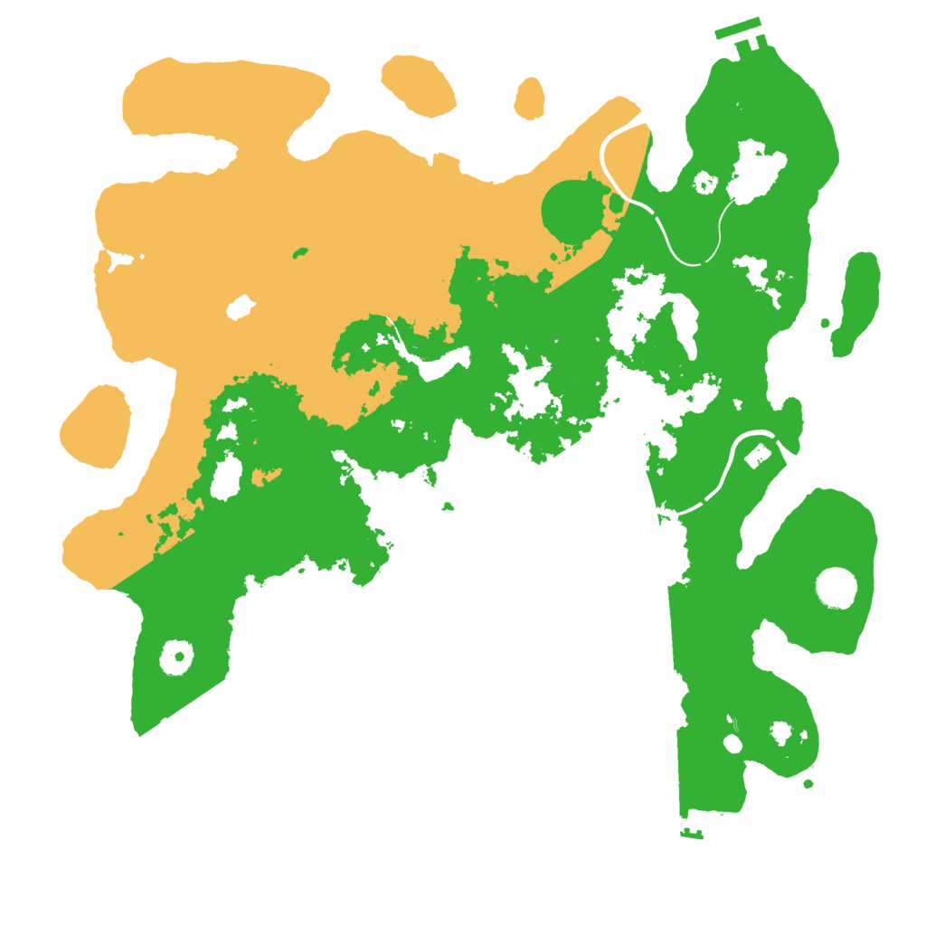 Biome Rust Map: Procedural Map, Size: 4000, Seed: 657354