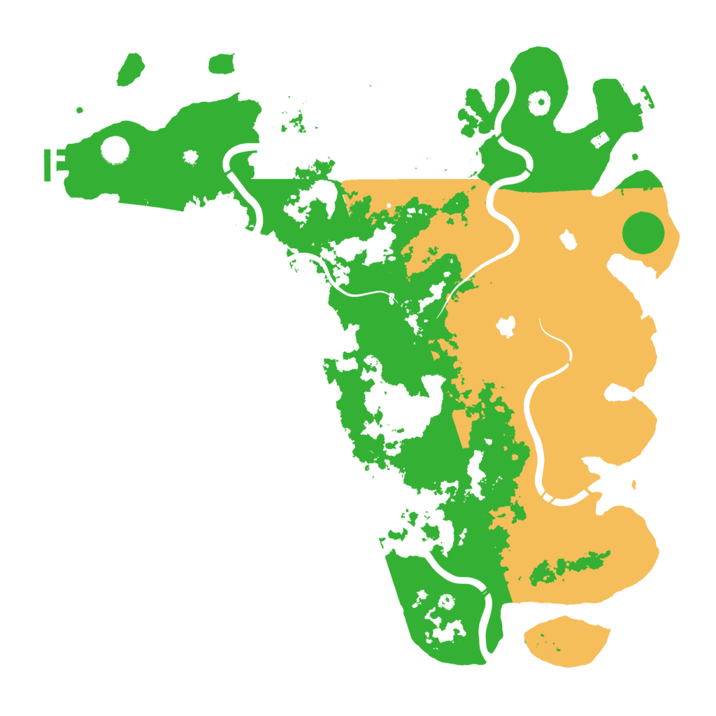 Biome Rust Map: Procedural Map, Size: 4500, Seed: 1977851678