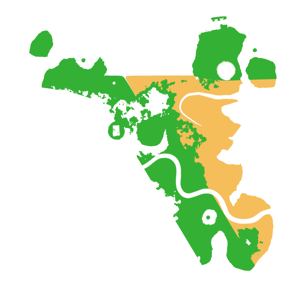 Biome Rust Map: Procedural Map, Size: 3000, Seed: 407