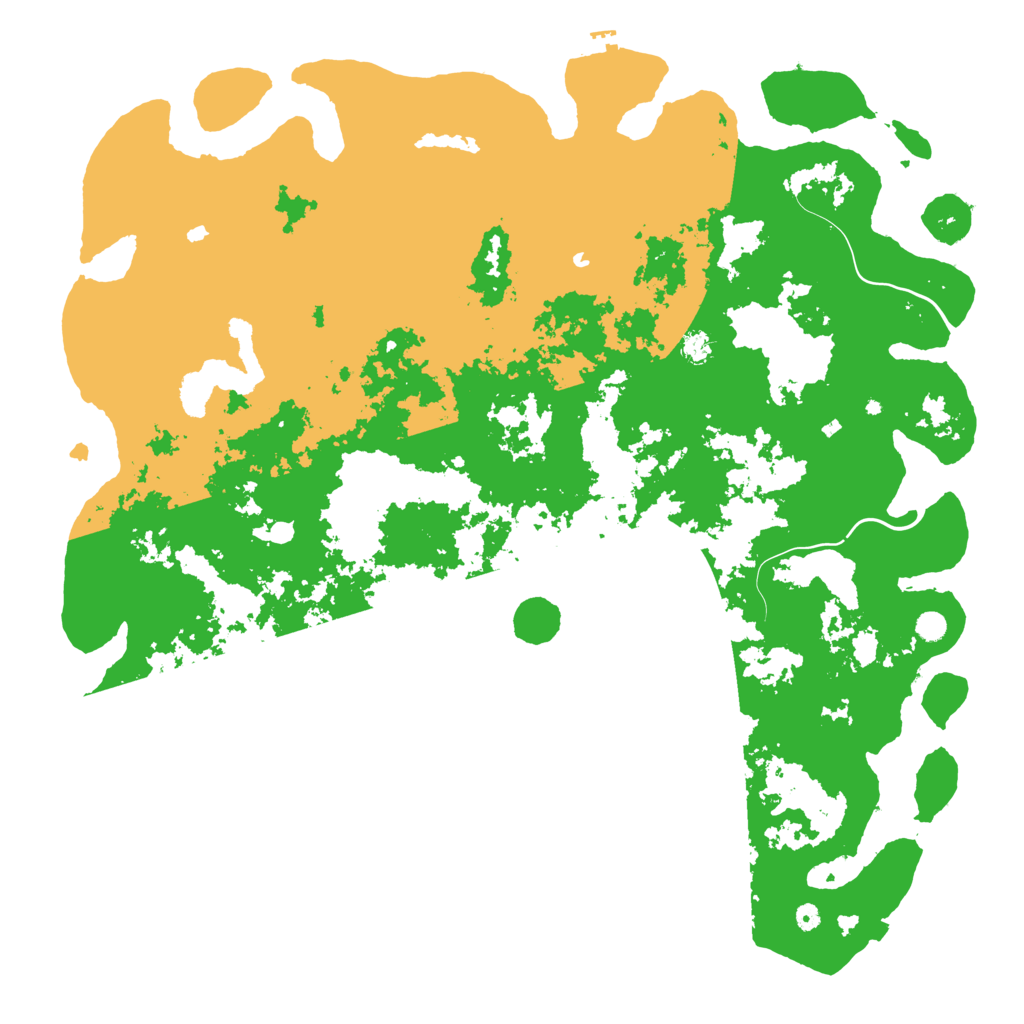 Biome Rust Map: Procedural Map, Size: 6000, Seed: 883344