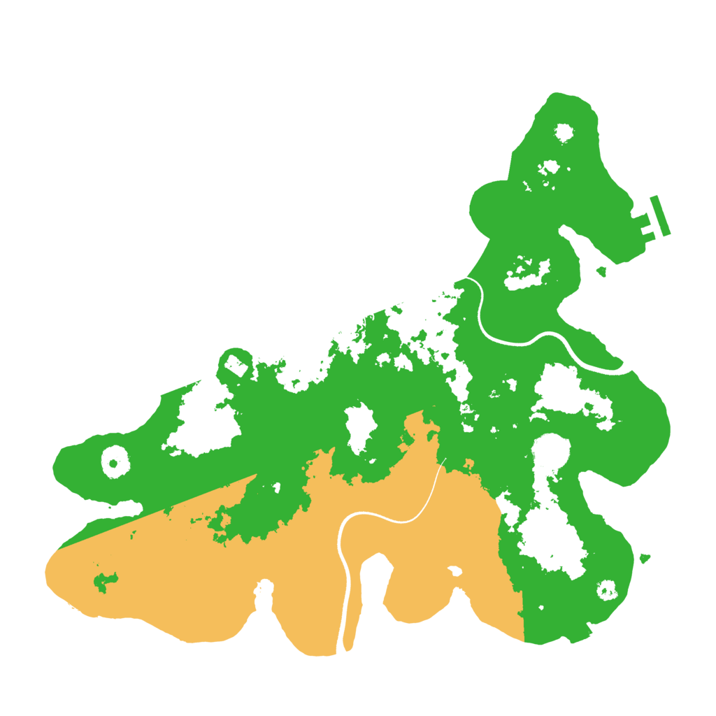 Biome Rust Map: Procedural Map, Size: 3500, Seed: 1406175845