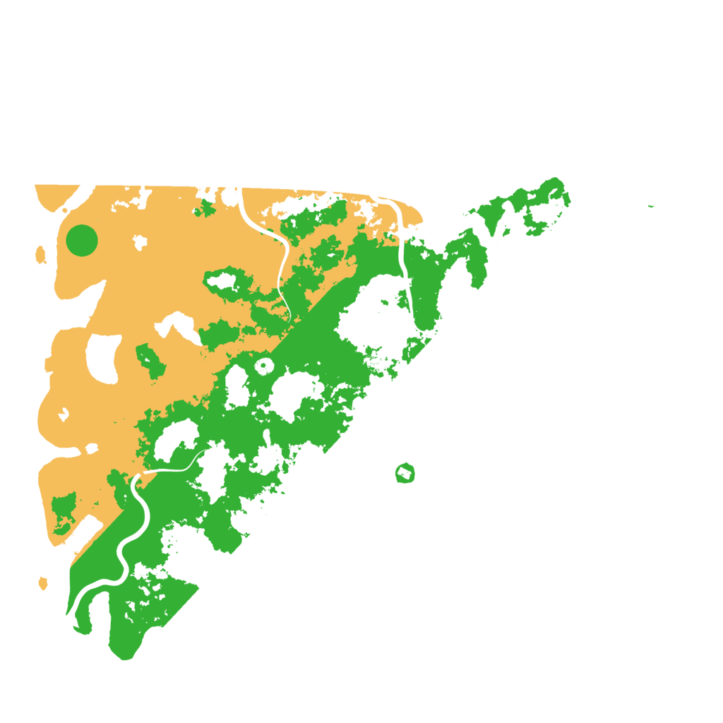 Biome Rust Map: Procedural Map, Size: 6000, Seed: 245451