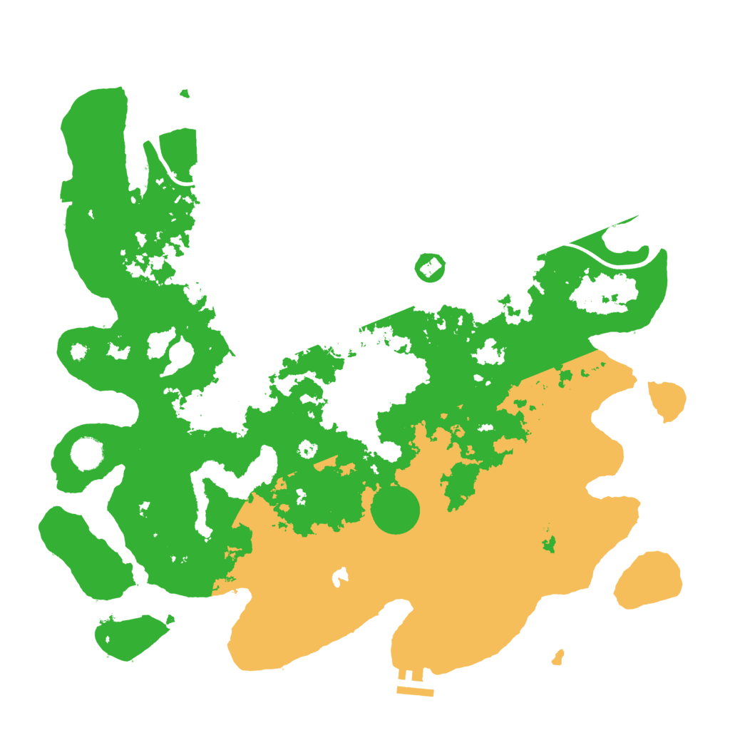 Biome Rust Map: Procedural Map, Size: 4000, Seed: 59623