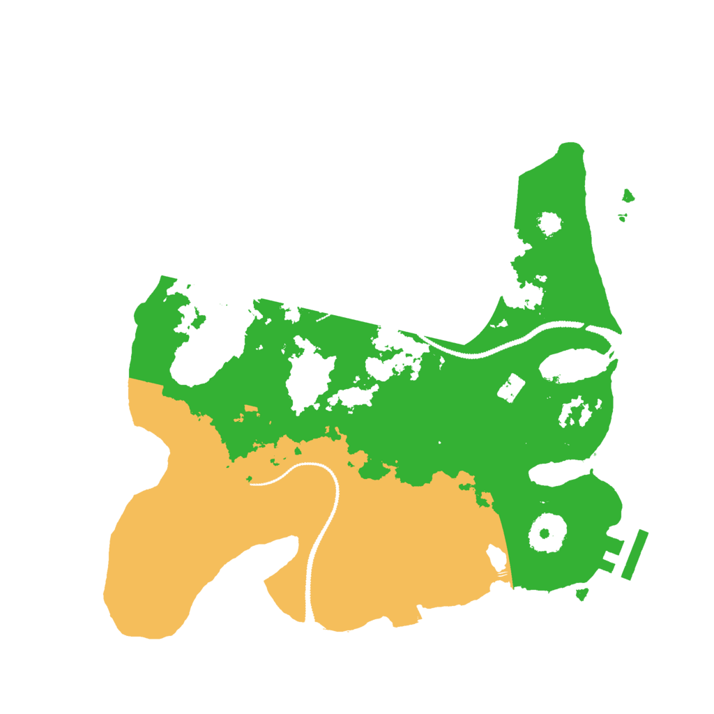 Biome Rust Map: Procedural Map, Size: 2800, Seed: 1404