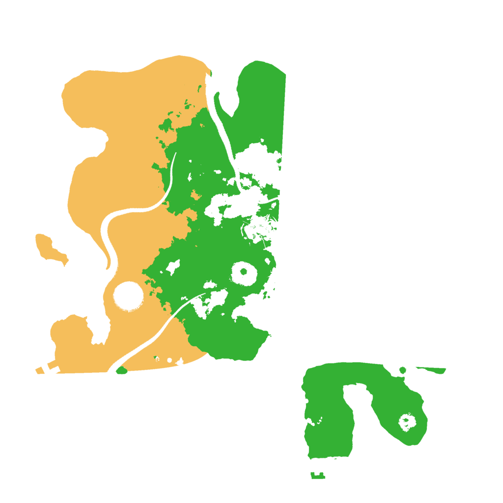Biome Rust Map: Procedural Map, Size: 3000, Seed: 1622519938