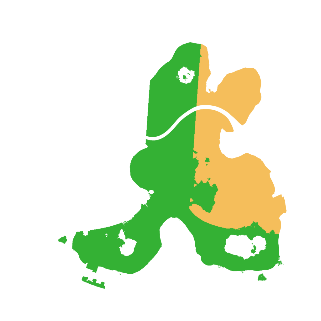 Biome Rust Map: Procedural Map, Size: 2000, Seed: 1639070729