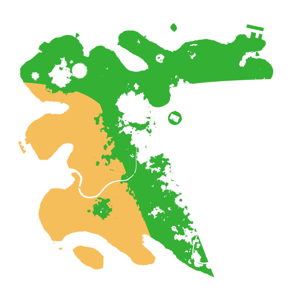 Biome Rust Map: Procedural Map, Size: 3500, Seed: 1820319798