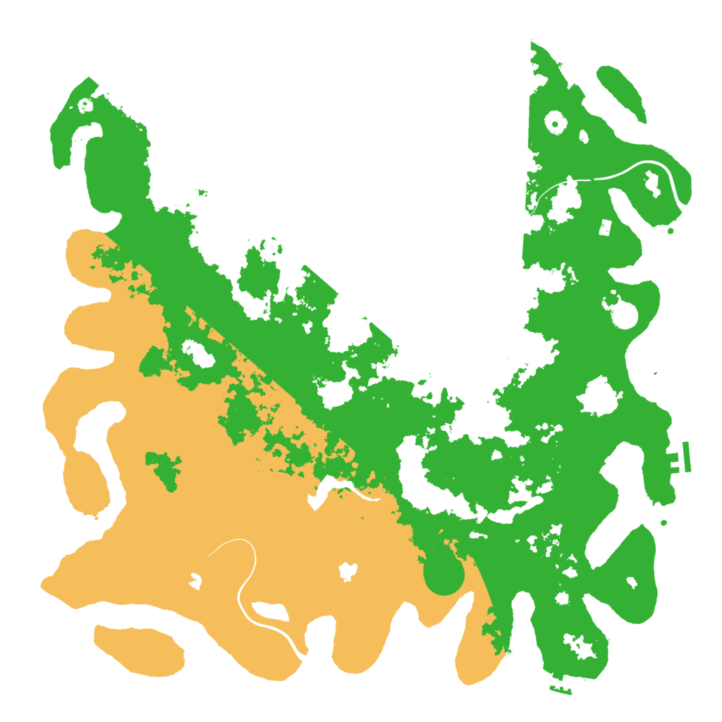 Biome Rust Map: Procedural Map, Size: 4800, Seed: 1925470104