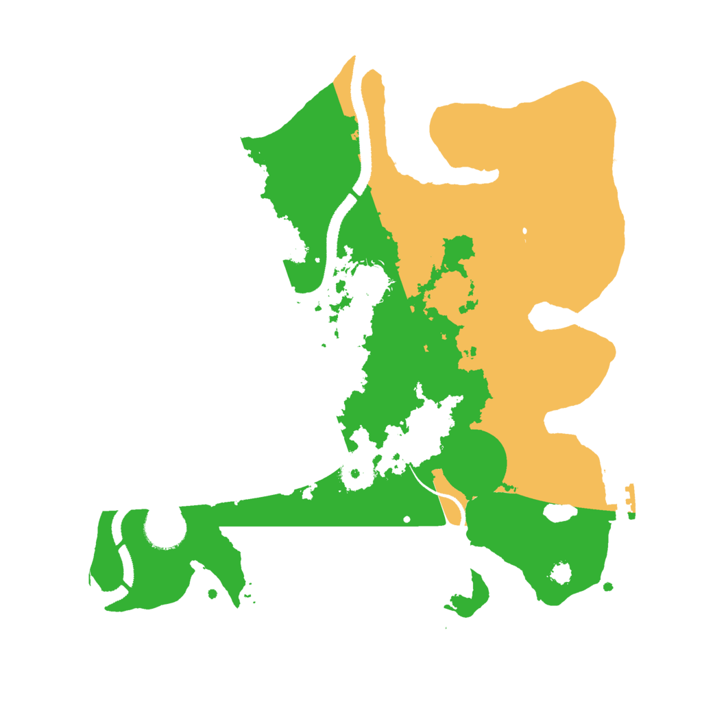 Biome Rust Map: Procedural Map, Size: 3000, Seed: 41536