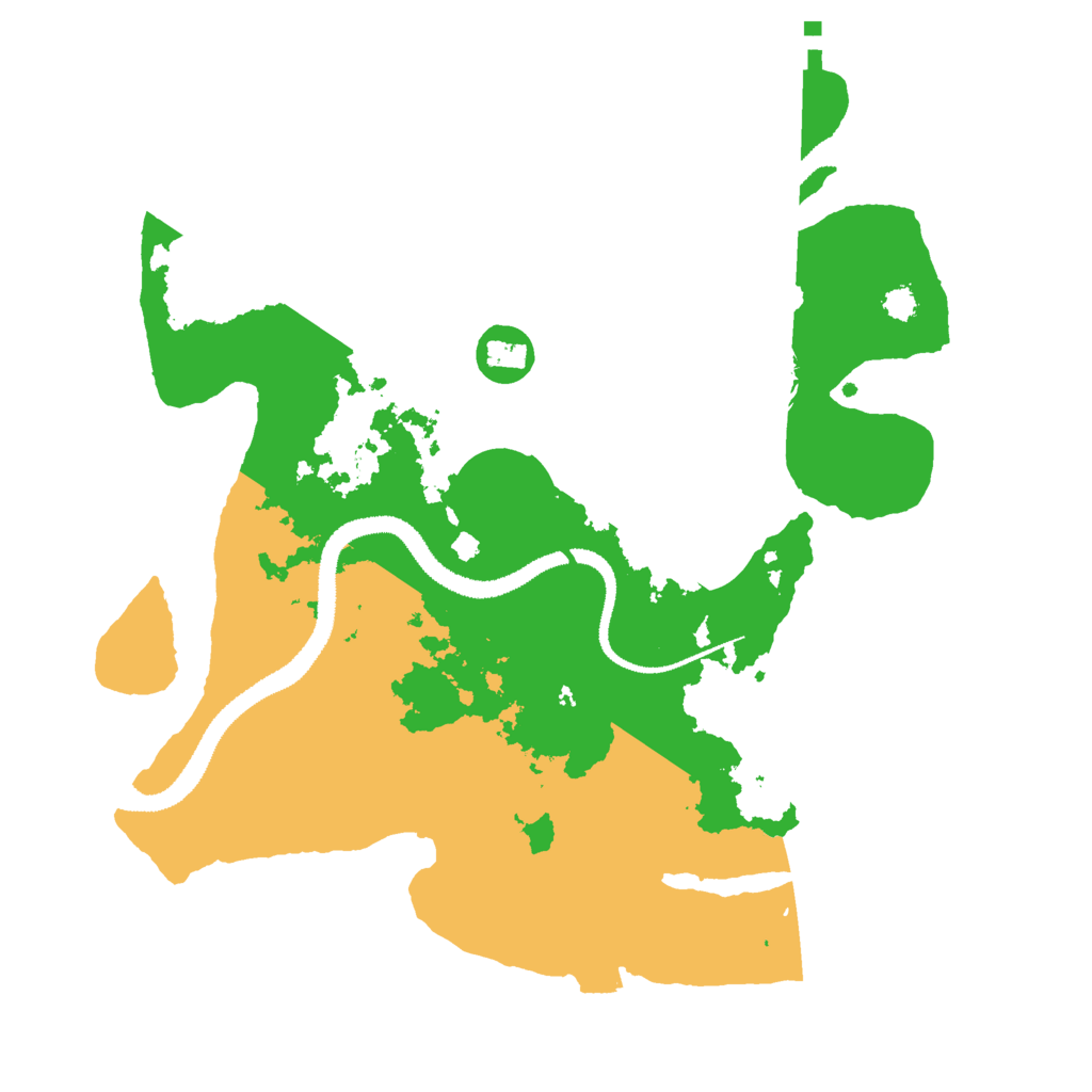 Biome Rust Map: Procedural Map, Size: 3000, Seed: 86196