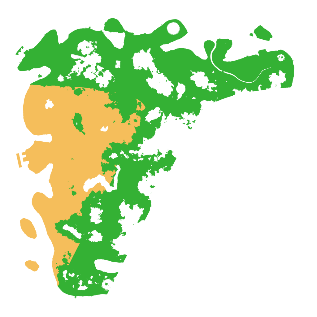 Biome Rust Map: Procedural Map, Size: 4500, Seed: 1573155656