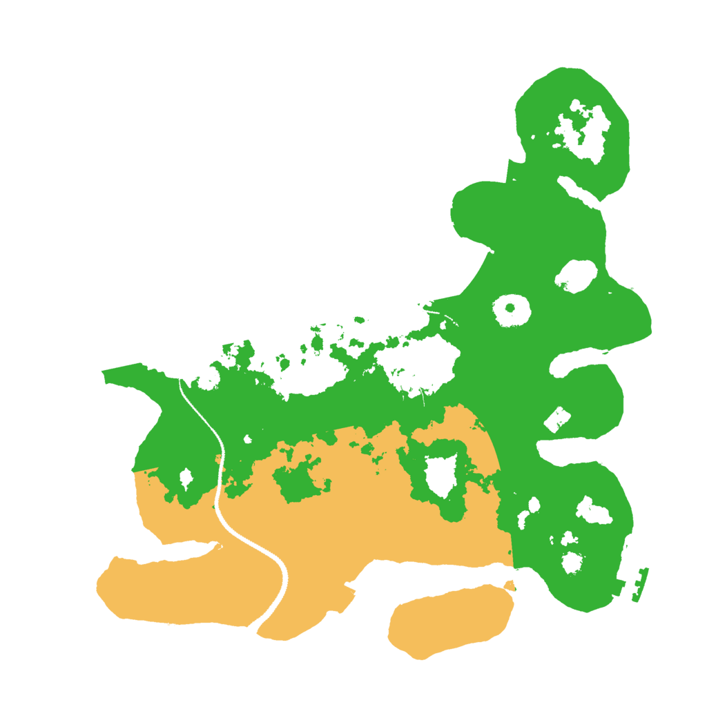 Biome Rust Map: Procedural Map, Size: 3000, Seed: 1889
