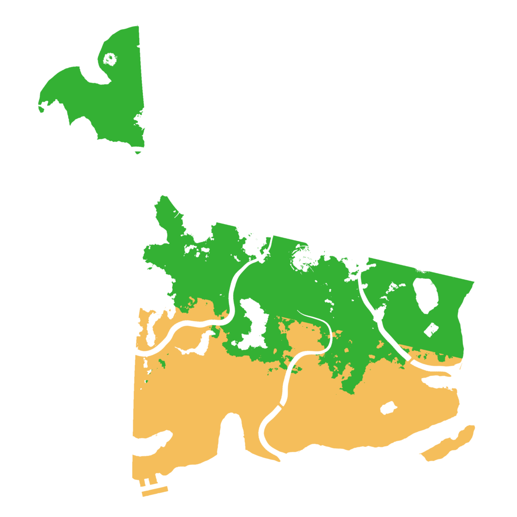 Biome Rust Map: Procedural Map, Size: 4000, Seed: 90909090