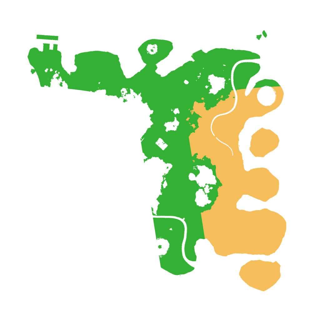 Biome Rust Map: Procedural Map, Size: 3000, Seed: 47604760